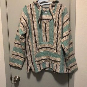 Teal Poncho